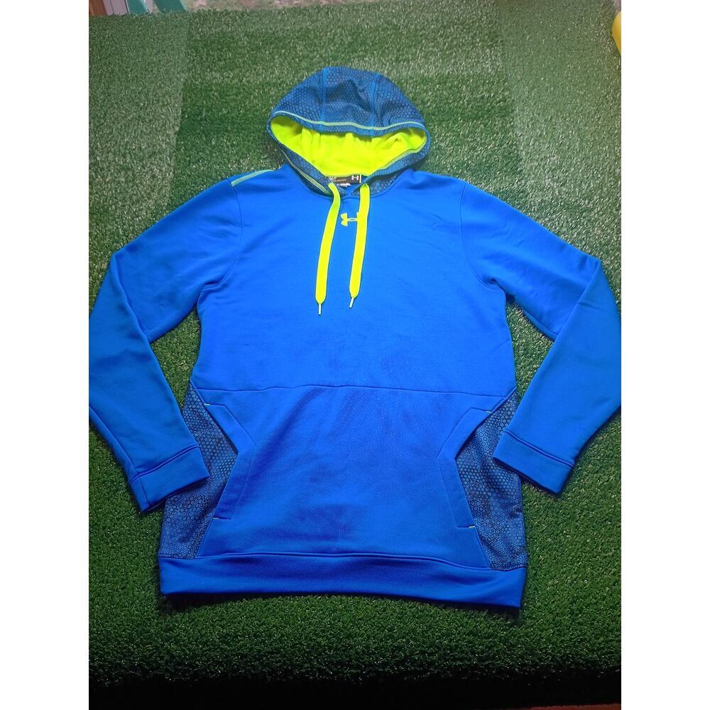 Under Armour Men's Blue Hooded Sweatshirt sm